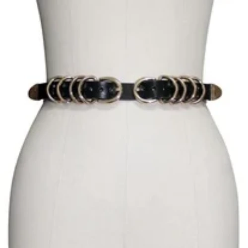 Uri Belt ( Black + Gold )