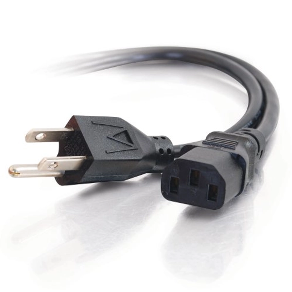 C2G 10FT Replacement AC Power Cord - Power Cable for TV, Computer, Monitor, Appliance & More (03134)