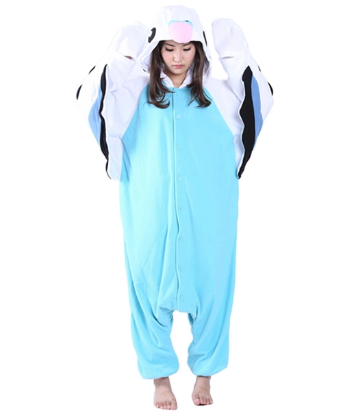 Blue Parrot Kigurumi Budgie Onesie Pajamas Animal Costumes For Women &amp; Men