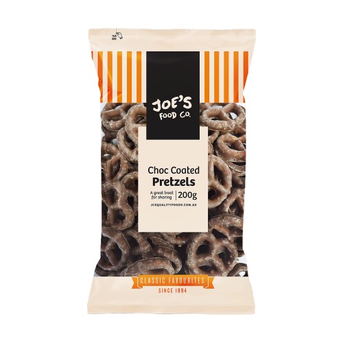 J.C.'S QUALITY FOODS Choc Coated Pretzels