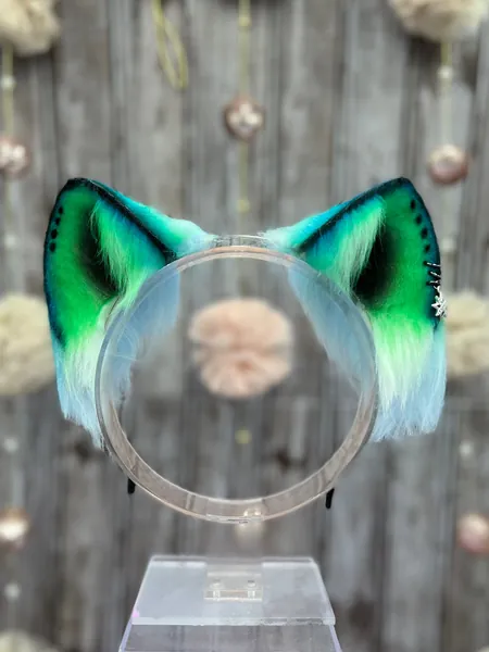 Neon green ears