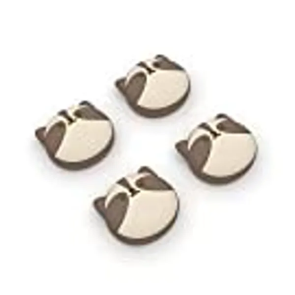 PlayVital Joystick Caps for Nintendo Switch, Thumbstick Caps for Switch Lite, Analog Cover for Switch OLED Joycon Thumb Grip Caps for Switch & Switch Lite & Switch OLED - Little Raccoon