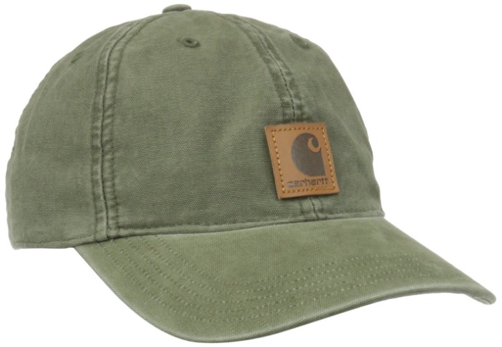 Carhartt Men's Canvas Cap - One Size Army Green