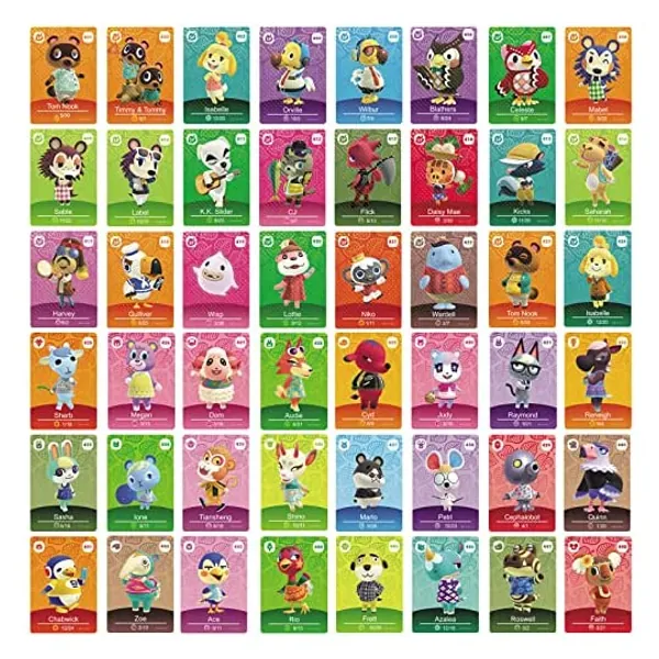 All 48pcs New Series 5 Cards for Animal Crossing New Horizons Amiibo Villagers