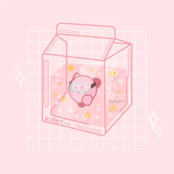 Kirby Milk Carton: Kirby Sticker/nintendo Switch | Etsy Canada