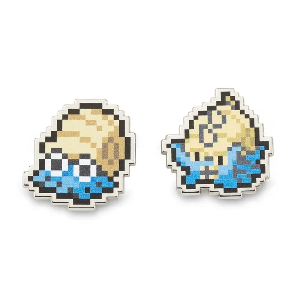 Omanyte & Omastar Pokémon Pixel Pins (2-Pack)