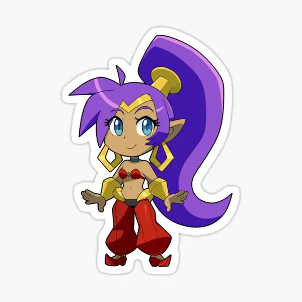 Shantae and the Seven Sirens - Shantae Sticker Sticker by -blackburn789-