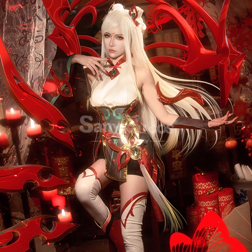 【In Stock】Game League of Legends Cosplay Mythmaker Irelia Cosplay Costume - XL
