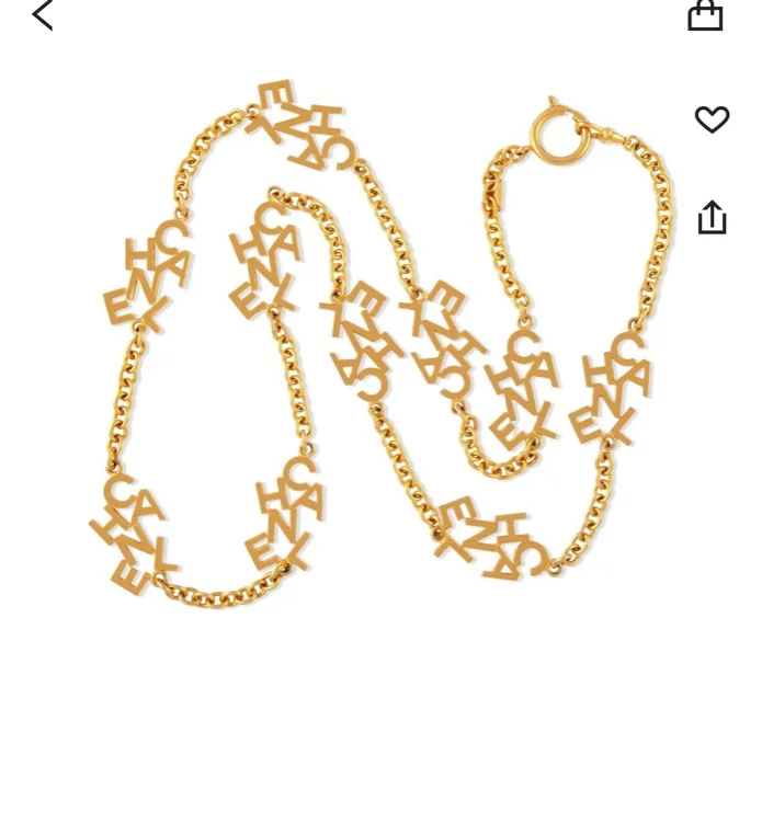 FARFETCH - Chanel necklace