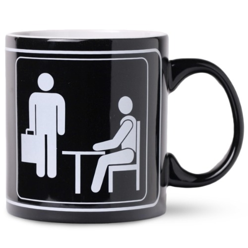 Silver Buffalo The Office Title Sign Ceramic Coffee Mug - 1 Count (Pack of 1) - The Office Logo