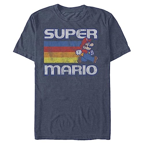 Super Mario Running Retro Stripe T-Shirt