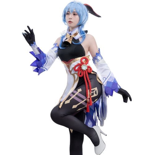NSPSTT Ganyu Cosplay Dress Game Cosplay Ganyu Costume Women Outfit - Ganyu Large