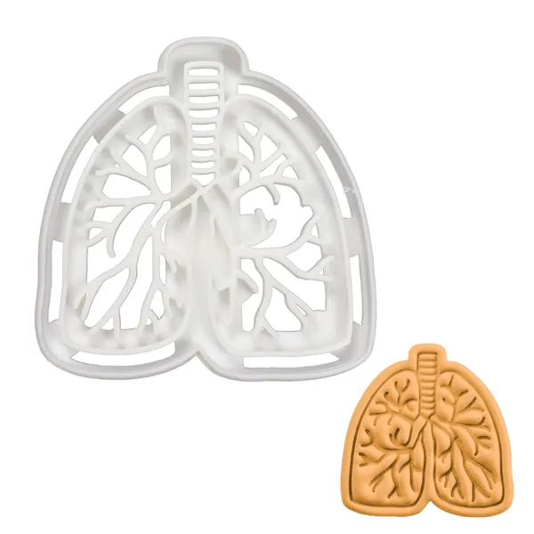 Anatomical Lungs cookie cutter, 1 piece - Bakerlogy - 