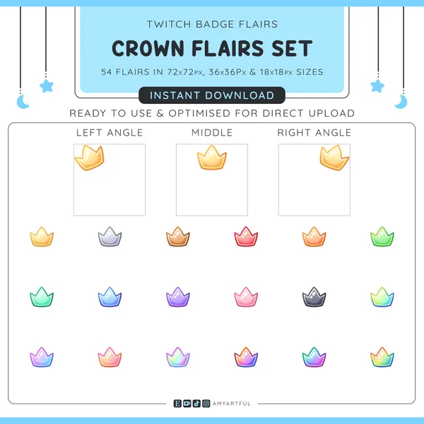 Twitch Sub Badge Flairs