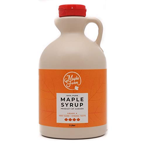Maple Syrup Grade A (Very dark, Strong taste) 1 L. (1,32 Kg) 