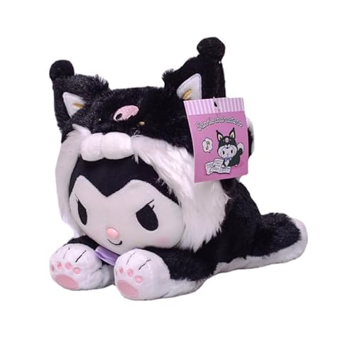 Daweiwang Cartoon Stuffed Animal Shiba Inu Dress Up My Melody Cinnamon Anime Plush Toy Melody Plush Doll Cute Skin-Friendly Soft Doll Doll Beautiful Gift B