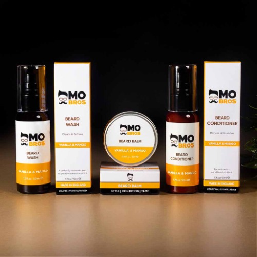 Itchy Beard Pack - Beard Wash + Conditioner + Balm | Vanilla & Mango