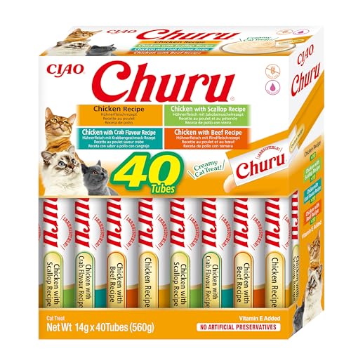 Churu Snack for Cats - 40 Stick x 14g (Chicken)
