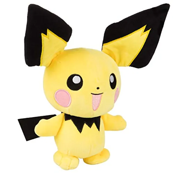 Pokémon 8" Pichu Plush Stuffed Animal Toy - Officially Licensed - Great Gift for KidsAge 2+