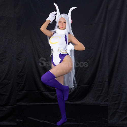 【In Stock】Anime My Hero Academia Cosplay Miruko Bodysuit Jumpsuit Cosplay Costume - XL