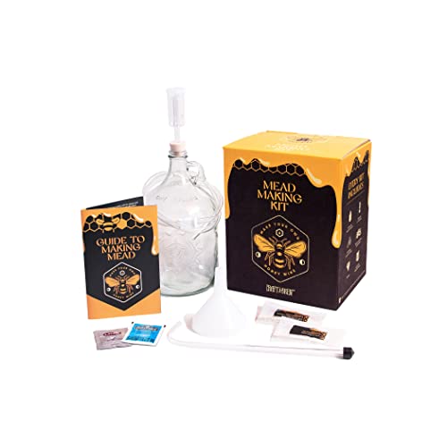 Craft A Brew - Mead Making Kit – Reusable Make Your Own Mead Kit – Yields 1 Gallon of Mead - Mead Making Kit