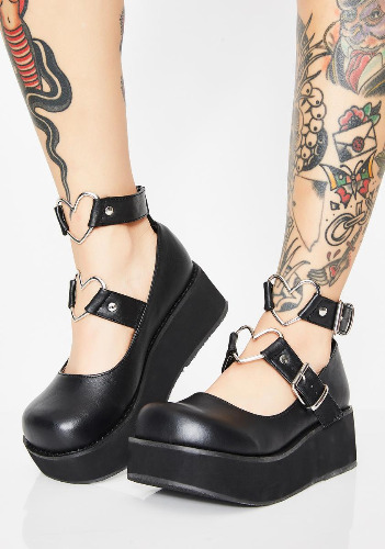 Evil Crybaby Mary Janes | BLACK / US 8