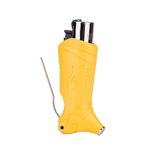 Toker Poker - Clipper Lighter Case - Yellow, All Inclusive Tool for Camping and Other - by Toker Poker - Yellow