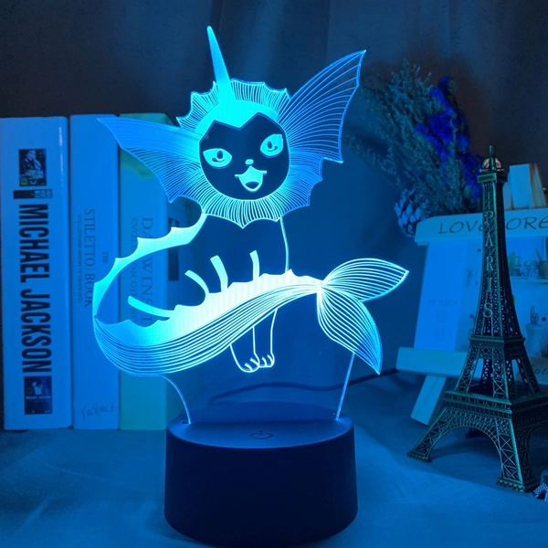 Cute LED Light Night Light Lamp Cute Evolutions - Vaporeon