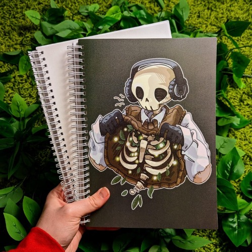 Skeleton Large Reusable Sticker Book