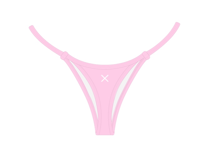 Dusty Pink Minimal Bottoms | Medium