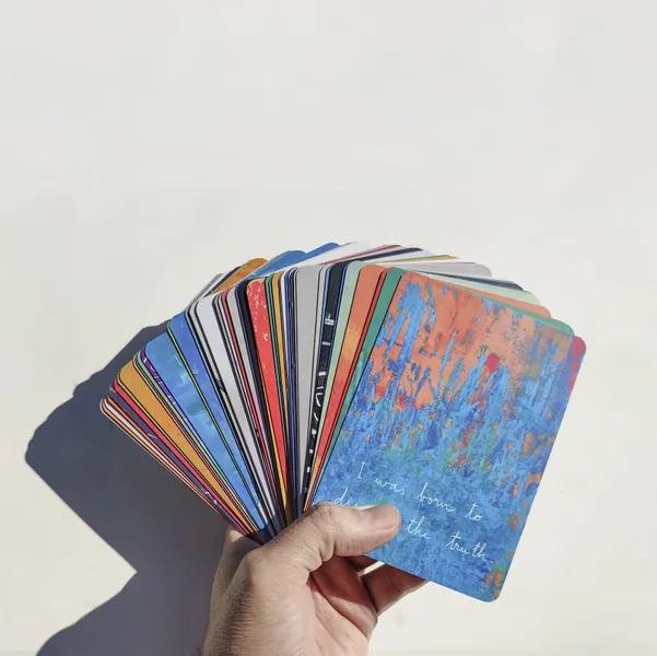 GRADO Live a fulfilled life 48 Inspirational Cards. Inspirational quotes. Encouragement cards. Affirmation cards. Positive reminders. Achieve your goals. - 