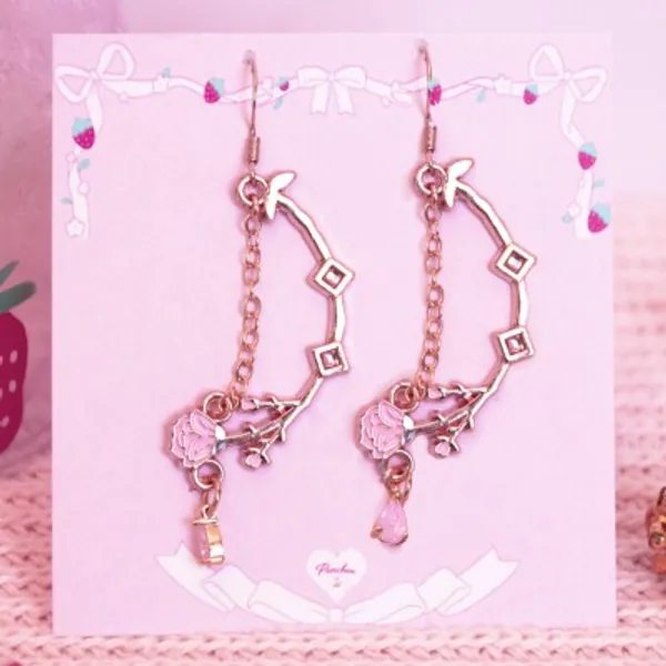 Madoka Magica Bow Earrings