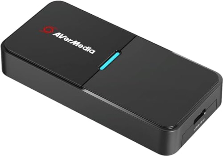 AVerMedia Live Streamer Cap 4K BU113, Stream, Vlog or Record via Camcorder, DSLR in 1080p60 or 4Kp30, HDMI Video Capture Card, USB 3.0, PC/Mac, Black - Single