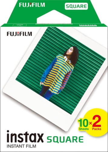 Fujifilm 16576520 instax SQUARE 10 Sheets x 2 Packs Instant Camera Film