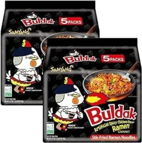 Samyang Dried Chicken Buldak Noodles (Pack of 10)