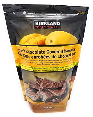 Kirkland Dark Chocolate Covered Mangoes 20.46 oz