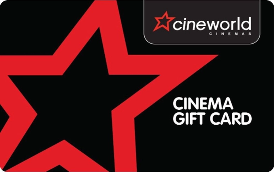 Cineworld £20 Gift Card