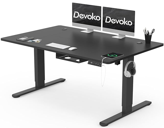 Devoko Height Adjustable Desk 140x80cm