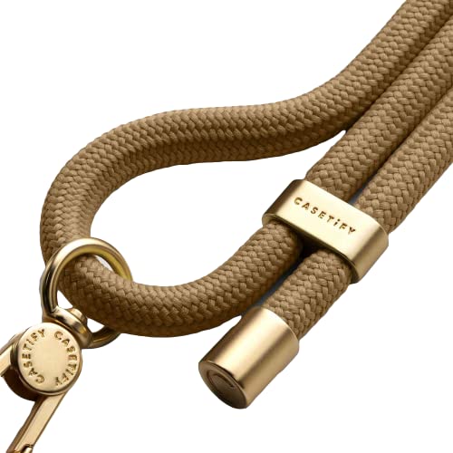 CASETiFY Rope Phone Strap with Card - Beige - Beige