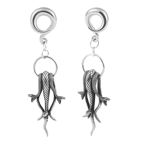  Snake Hypoallergenic 316 Stainless Steel Ear Hangers