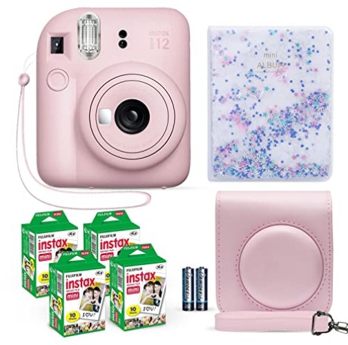 Instax Camera + Film + Carrying Case - PINK!