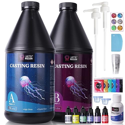 1 Gallon Casting Epoxy Resin with Pumps