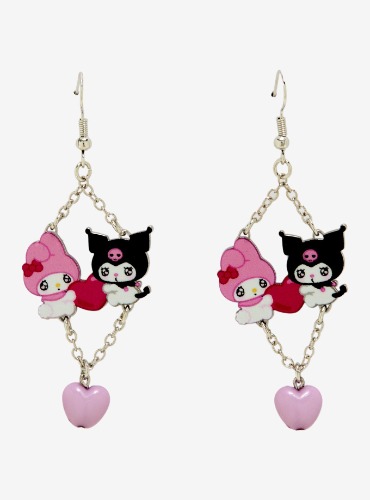 Sanrio My Melody & Kuromi Emo Kyun Statement Earrings - BoxLunch Exclusive