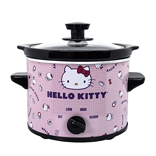 Uncanny Brands Hello Kitty 2qt Slow Cooker - Cook With Your Favorite Sanrio Characters