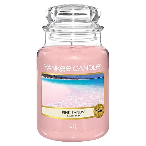 Yankee Candle Scented Candle | Pink Sands Large Jar Candle | Long Burning Candles: up to 150 Hours | Perfect Gifts for Women - Pink Sands