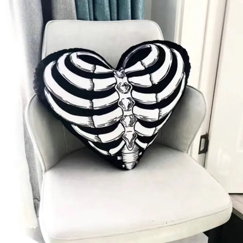 Kawaii Dog Ghost Plush Pillow - big heart / 50CM