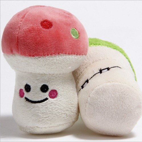 Plush Squeaky Dog Toy Set - A