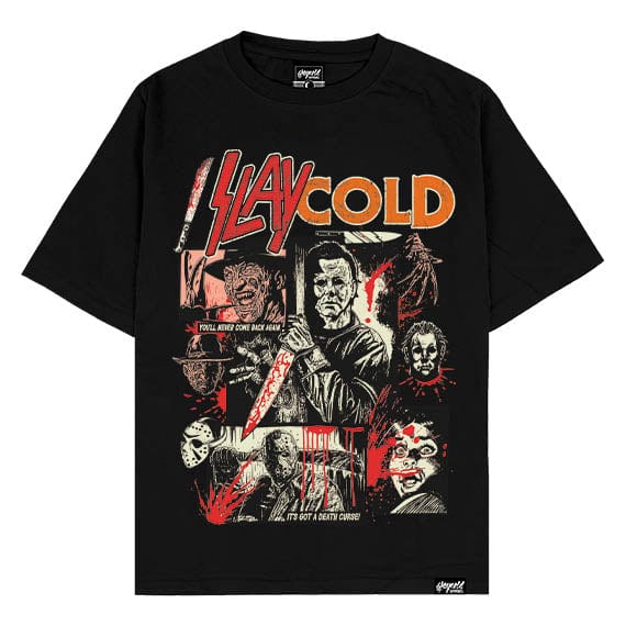 Slay Cold - Oversized T-Shirt - M / black