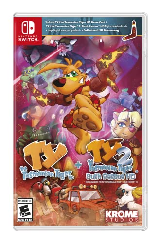 Ty The Tasmanian Tiger HD + Ty The Tasmanian Tiger 2: Bush Rescue HD Bundle - Nintendo Switch - Bundle