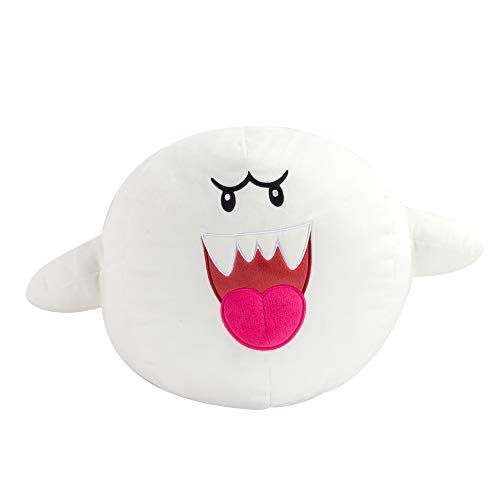Club Mocchi- Mocchi- Nintendo Super Mario Plush - Boo Plushie - Collectible Squishy Plushies - 15 Inch